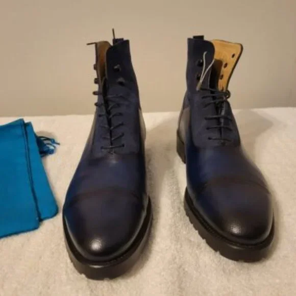 Men Sutor Mantellasi dress boots size 11 $500 Sutor Mantellassi Italian Men 11 Brown Suede Leather  main image 2